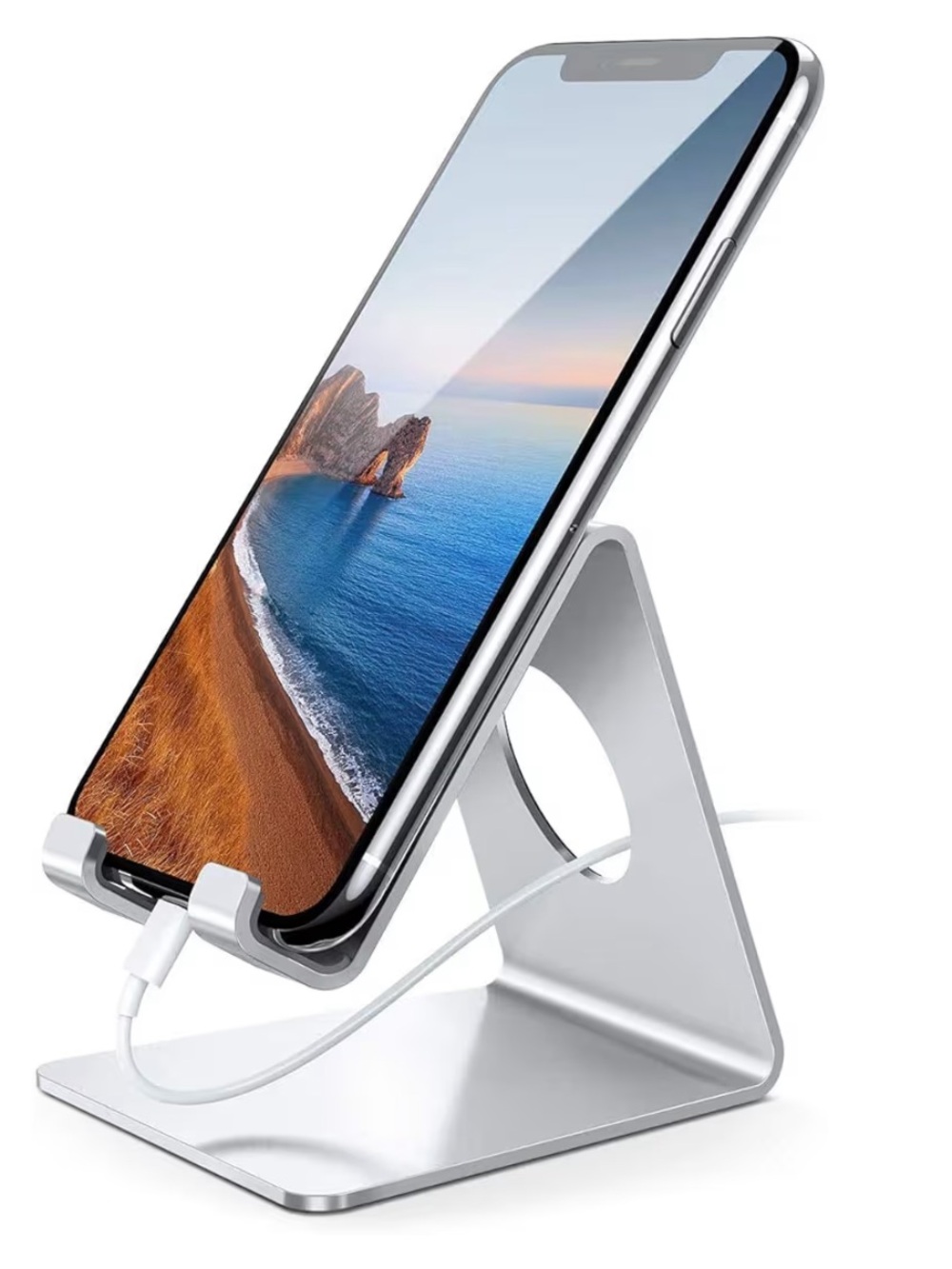 Aluminum Phone & Tablet Stand - Silver